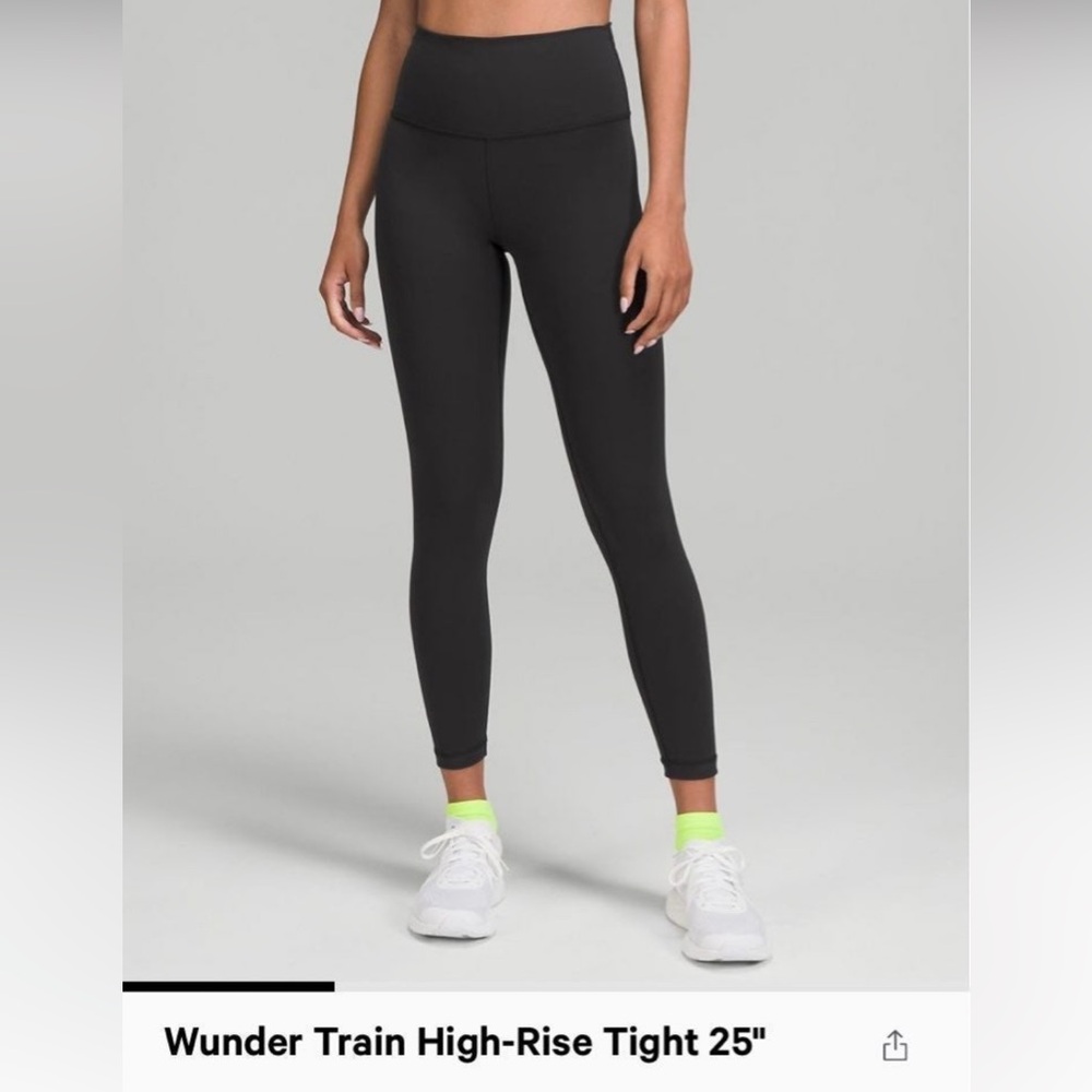 Lululemon Wunder train HR 25” black 6